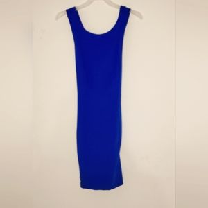 Forever 21, royal blue, mini dress, crisscross back